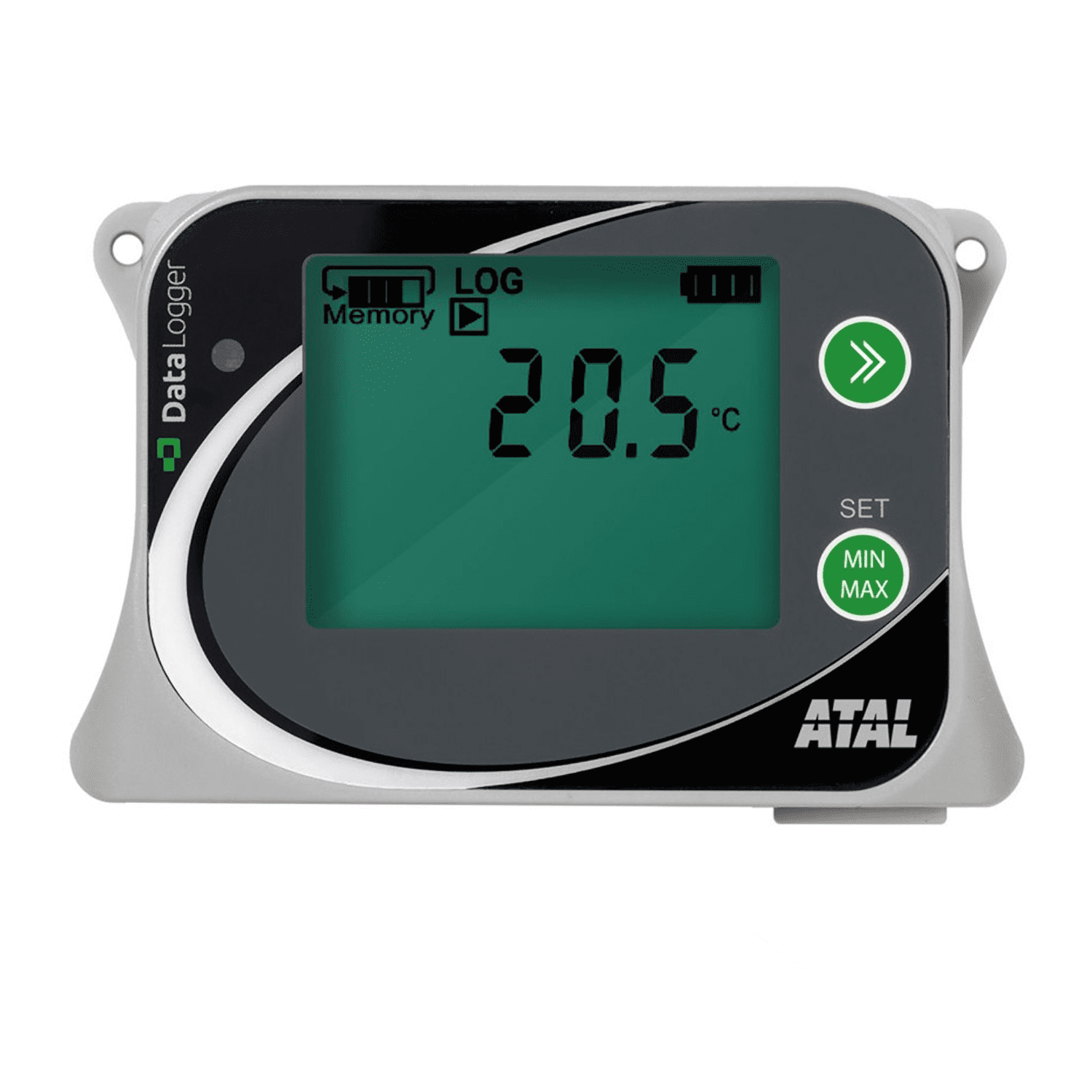 ATU-01 1-kanaals temperatuur datalogger met interne sensor