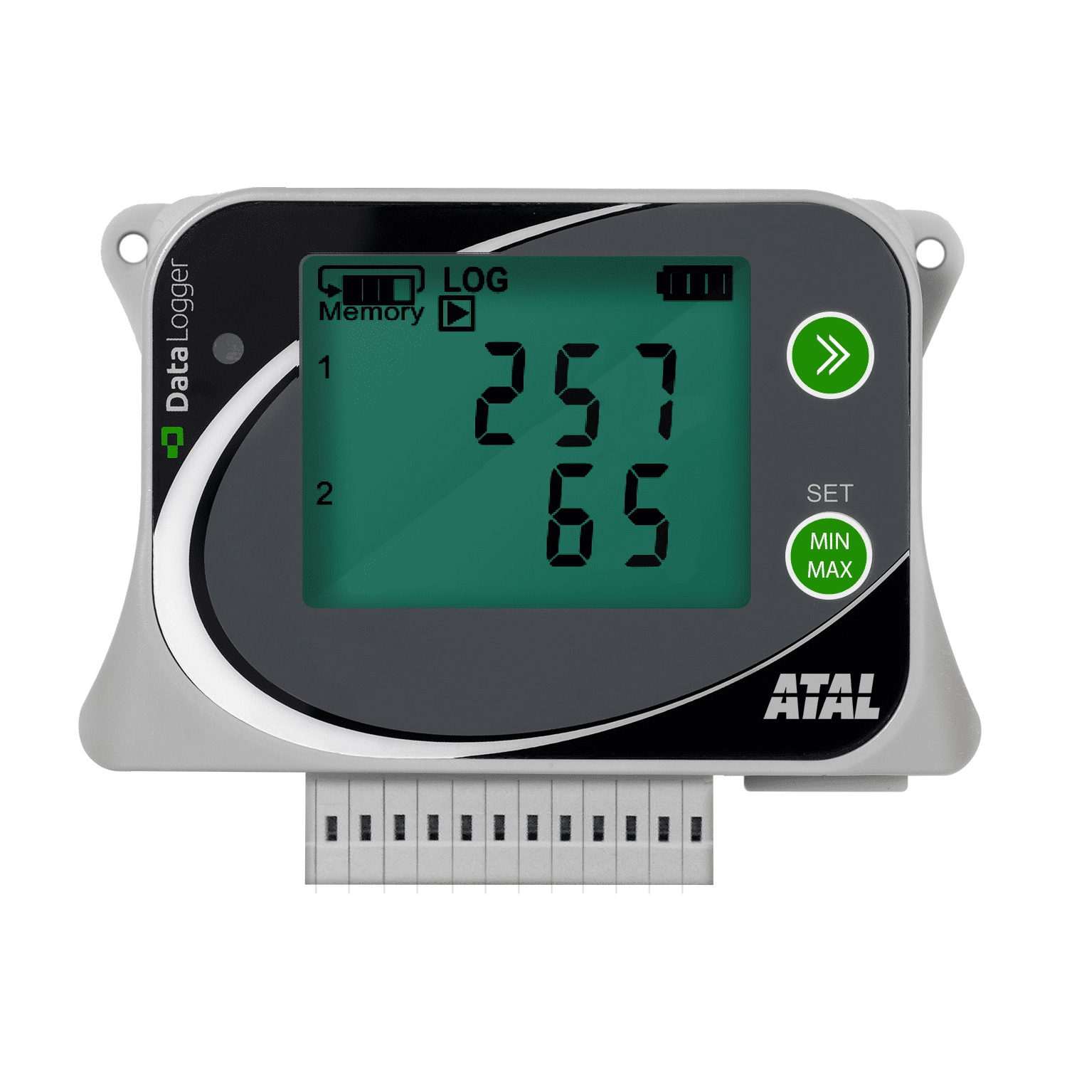 ATU-14 Datalogger met 4 ingangen voor contacten en pulsen
