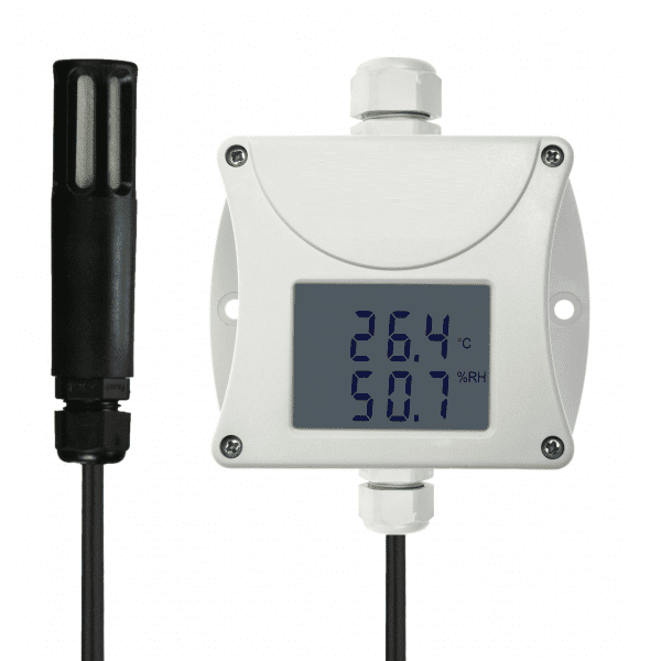TRA-104D Temperatuur en relatieve vochtigheid sensor met analoge 4-20mA uitgang