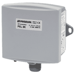 Drukverschiltransmitter voor luchtbehandeling serie PEL8K