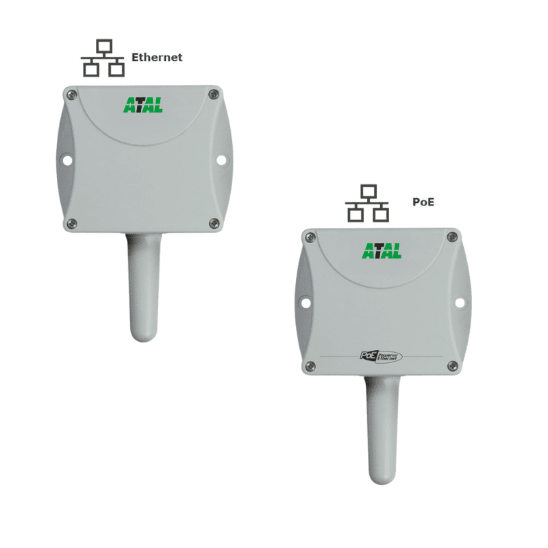 EPND-T-INT Ethernet monitoring systeem met geïntegreerde temperatuur sensor