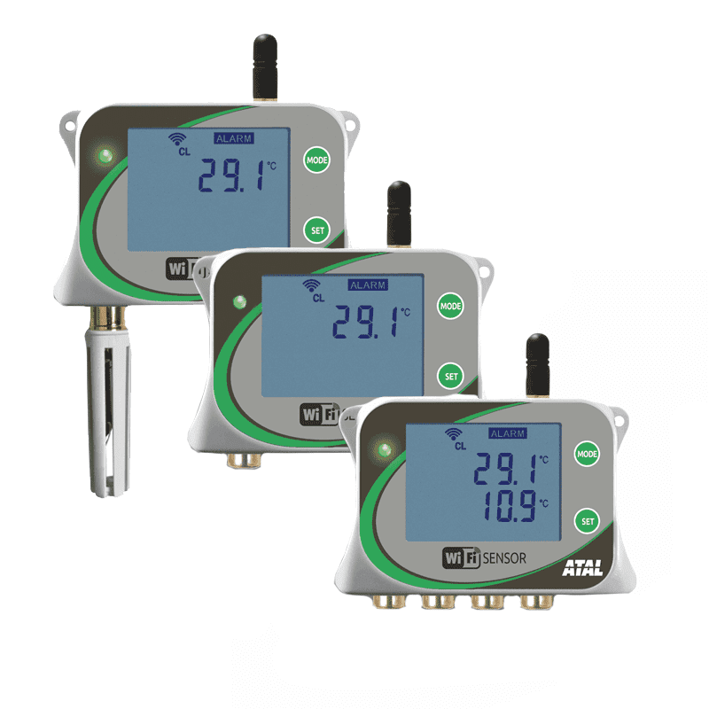 AWP-T draadloze temperatuurdatalogger met WiFi communicatie