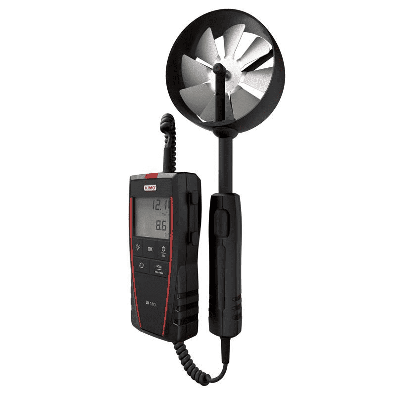 Kimo luchtsnelheidsmeter serie LV110