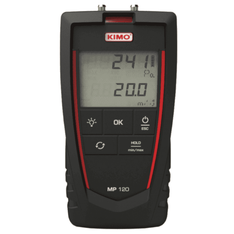 Kimo draagbare luchtsnelheidsmeter serie MP120