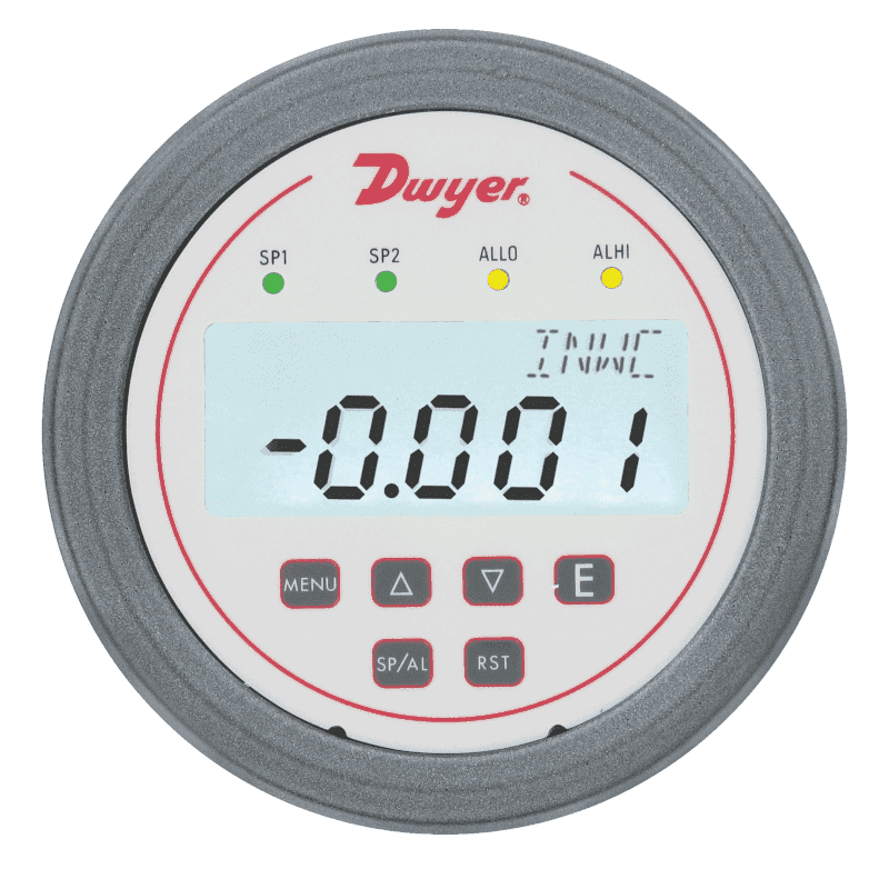 Dwyer drukverschiltransmitter met flowberekening en alarmering serie DH3