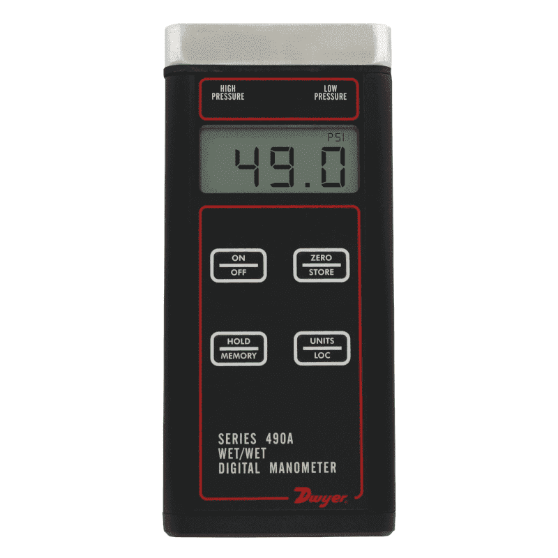 Dwyer digital manometer series 490A