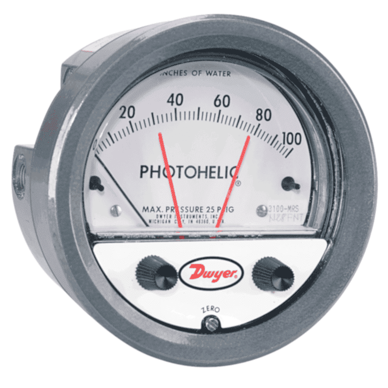 Dwyer Photohelic drukverschilmeter serie 3000MR