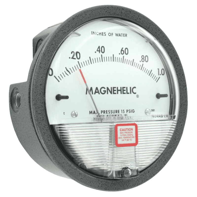 Dwyer Magnehelic drukverschilmanometer serie 2000