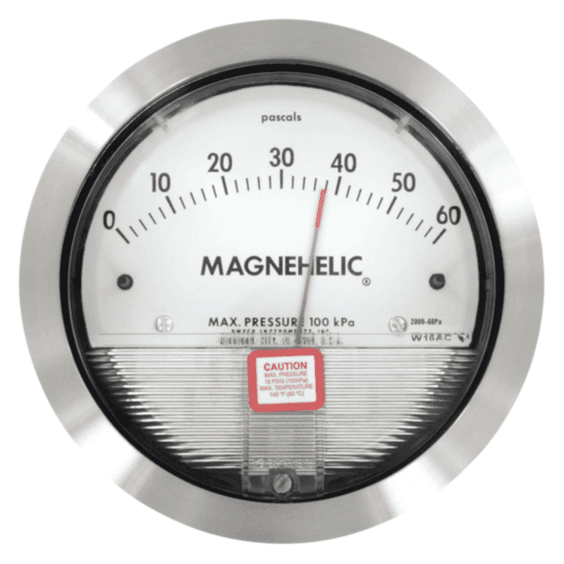 Dwyer High-Accuracy Magnehelic drukverschilmanometer serie 2000-HA