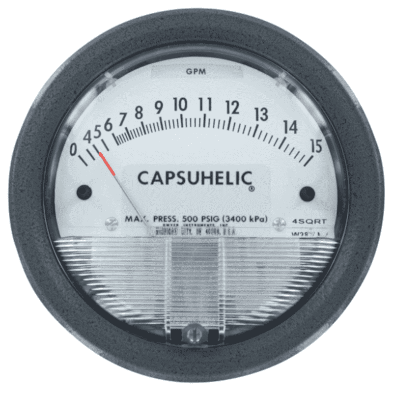 Dwyer Capsuhelic drukverschilmanometer serie 4000