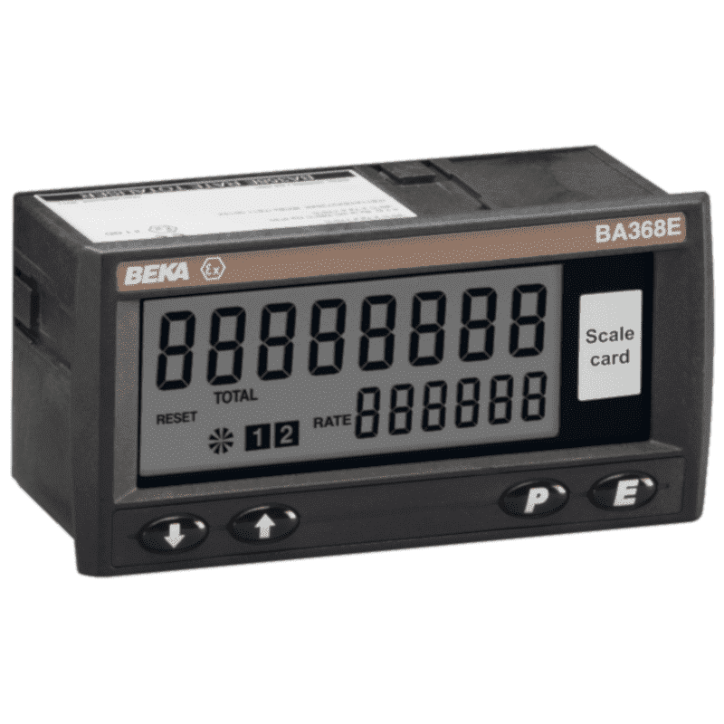 Beka paneel rate totalizer ATEX serie BA338E