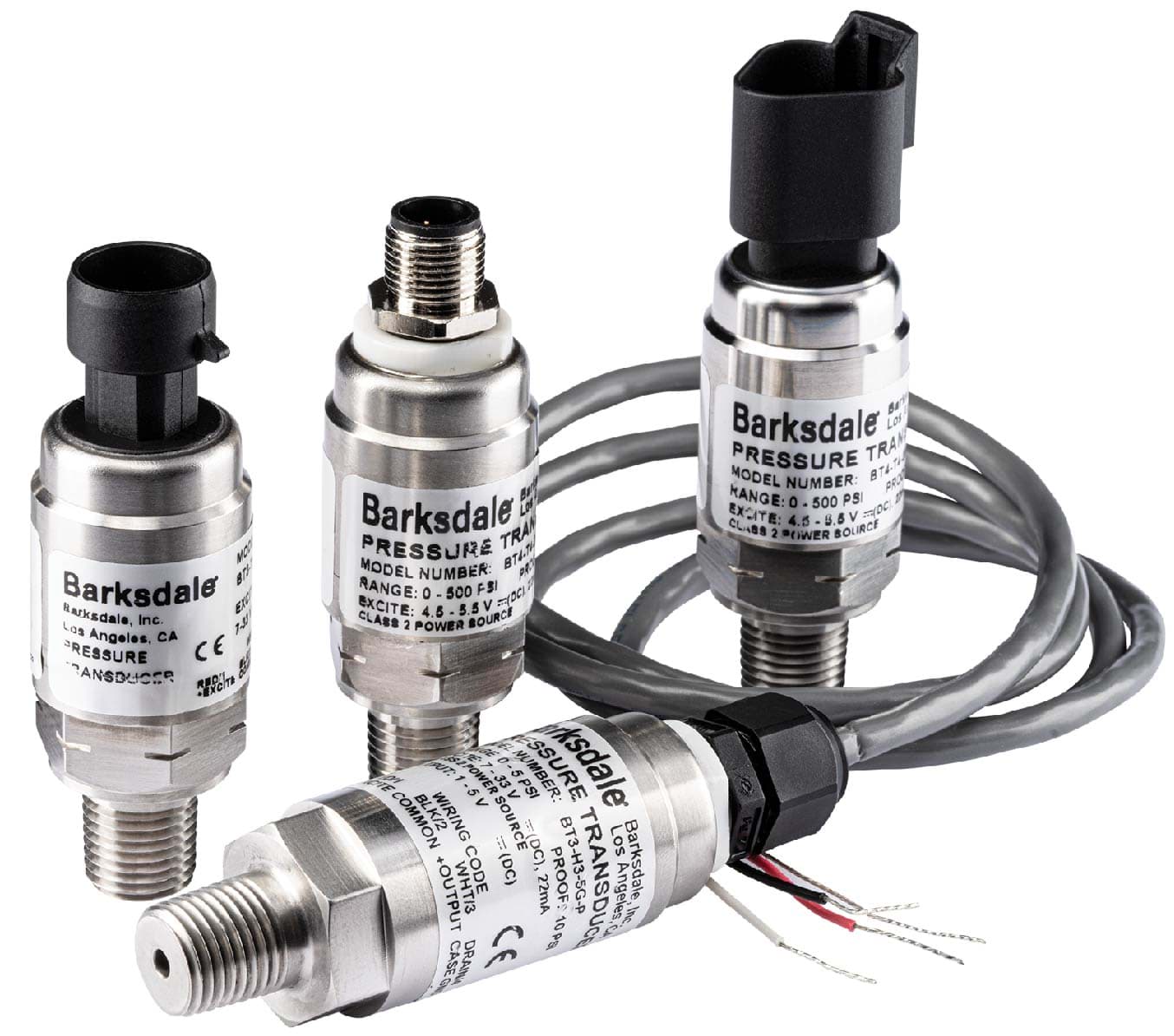 Barksdale Hydrogen Pressure Transducer BHyT-BoT Series